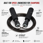 Steel Skipping Rope for Boxing | Speed Jump Rope | FitZone360