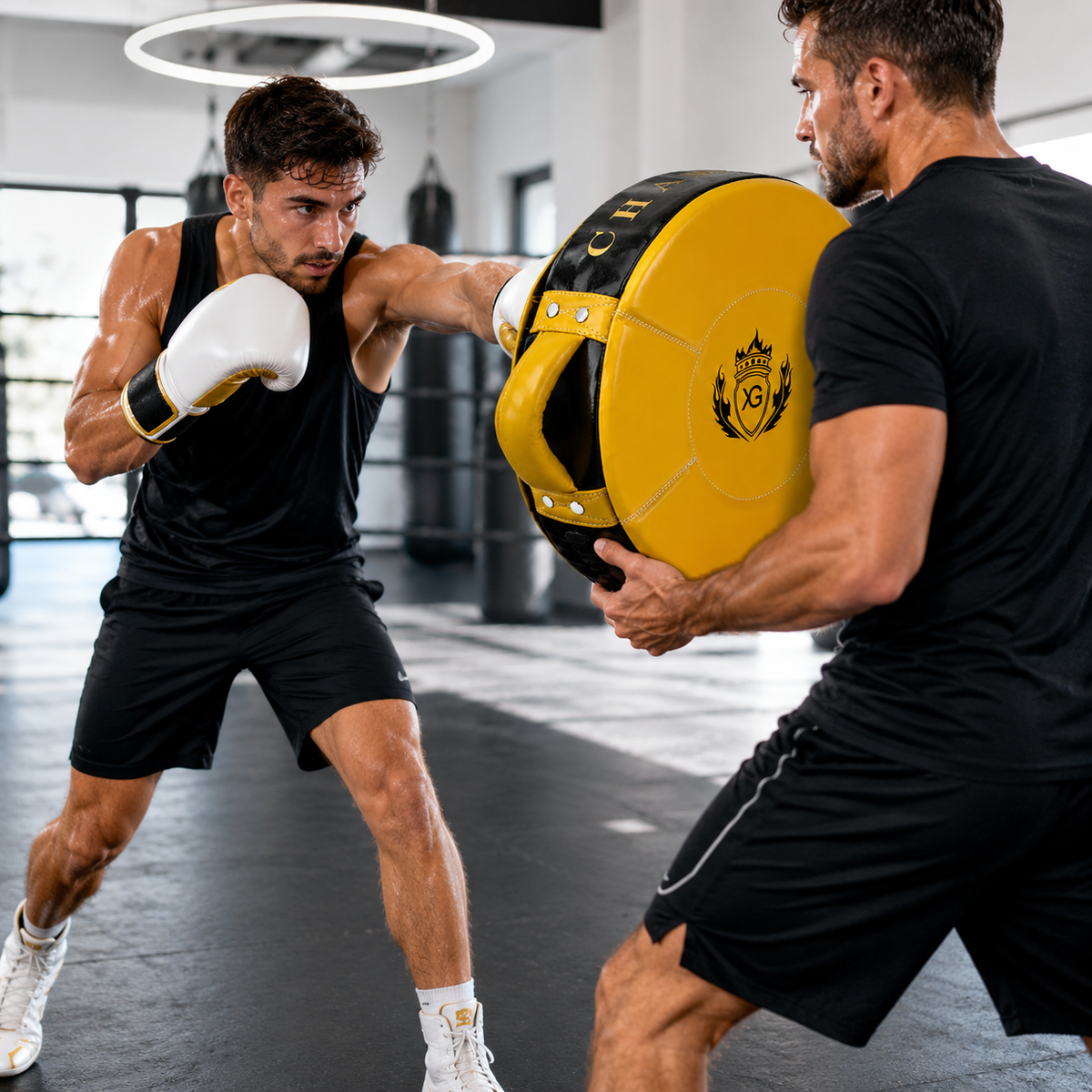 Heavy-Duty Boxing Strike Shield | Round Body Punch Pad for Boxing, MMA & Muay Thai Power Training