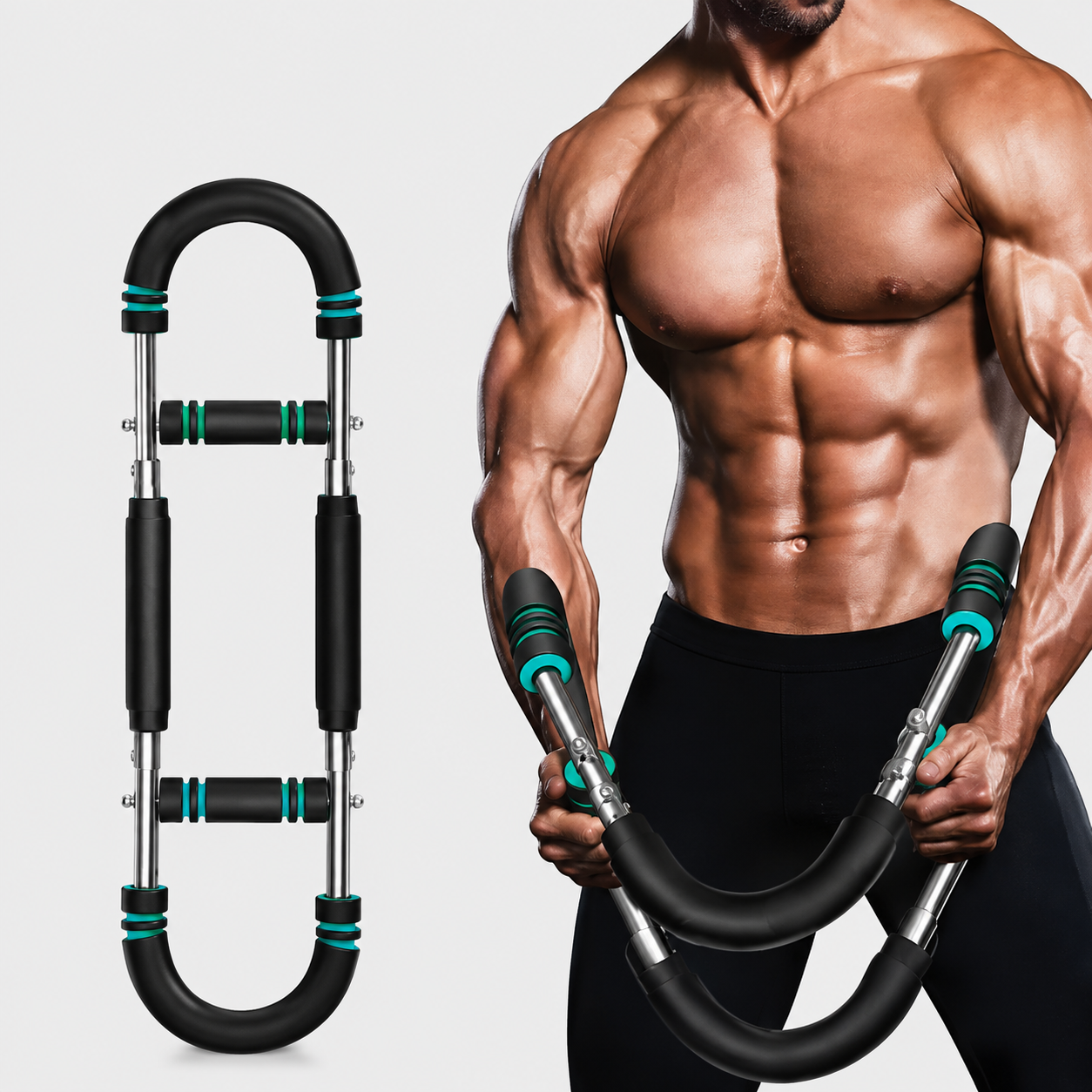 Multifunctional U-Arm Trainer | Upper Body Strength & Muscle Toning Device | 88 Lbs (40KG) Resistance