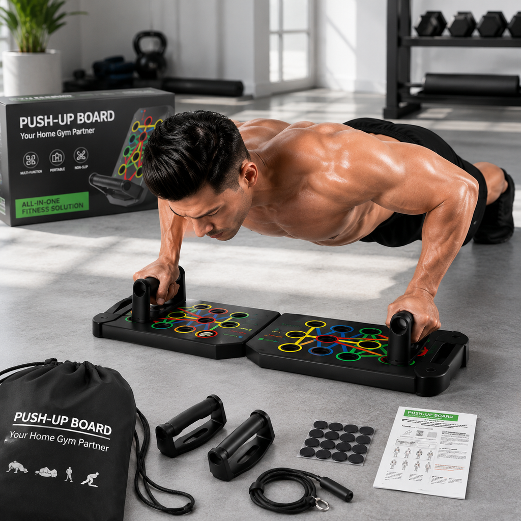 Push-Up Board for Core Workout | Build Strength & Sculpt Muscles