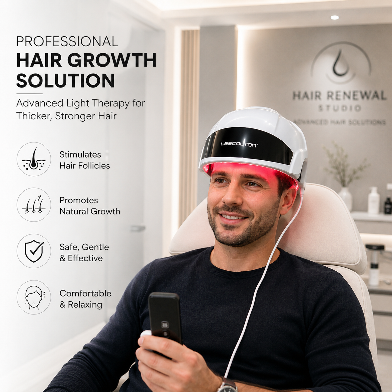 Re-Hair Growth Helmet | FDA-Cleared LLLT Therapy