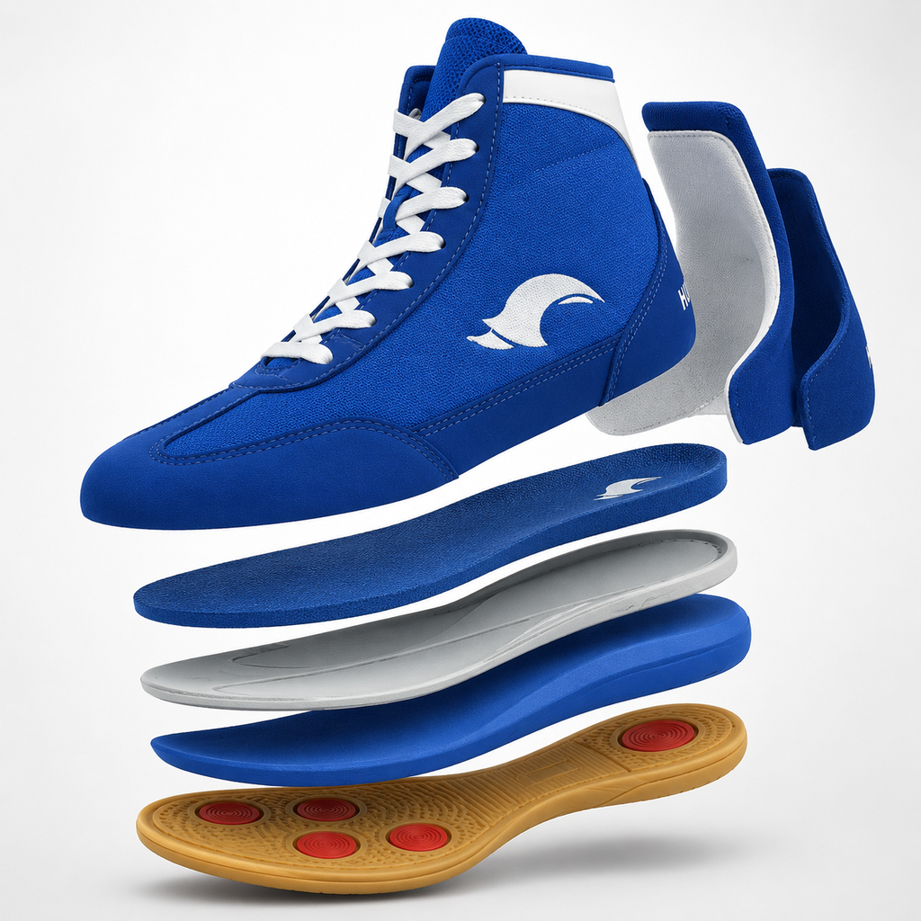 High-Performance Boxing Shoes | Lightweight, Breathable & Supportive for Every Step in the Ring
