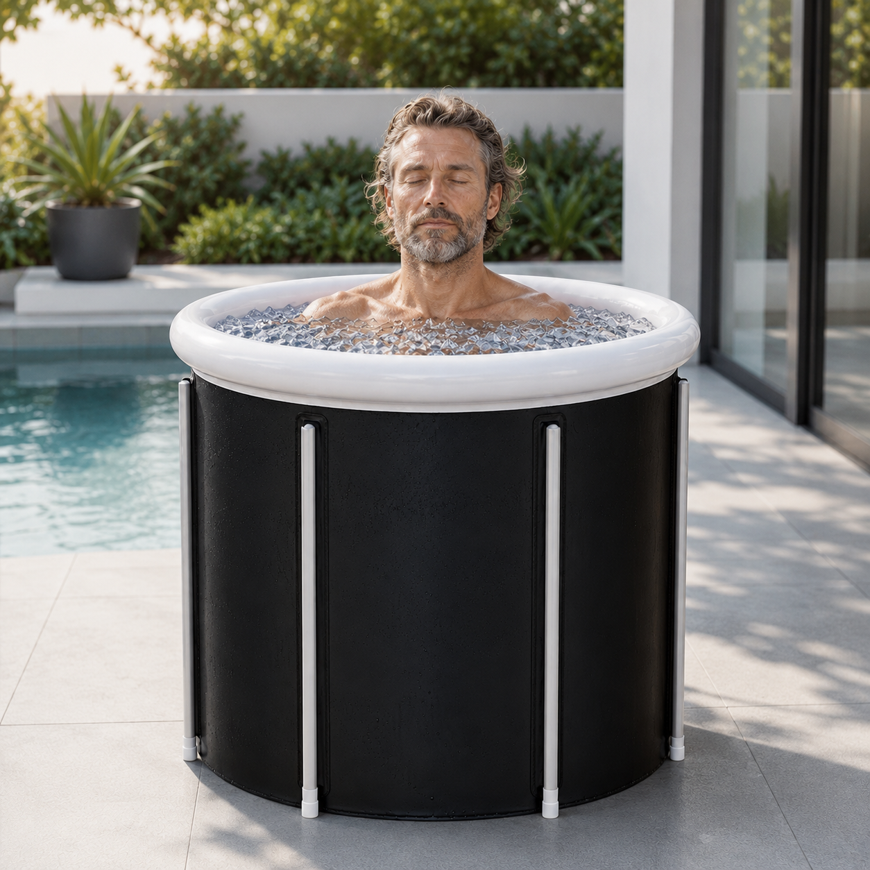 Portable Ice Bath Tub | Cold Water Recovery Tub for Athletes, Boxing, Muay Thai & Fitness