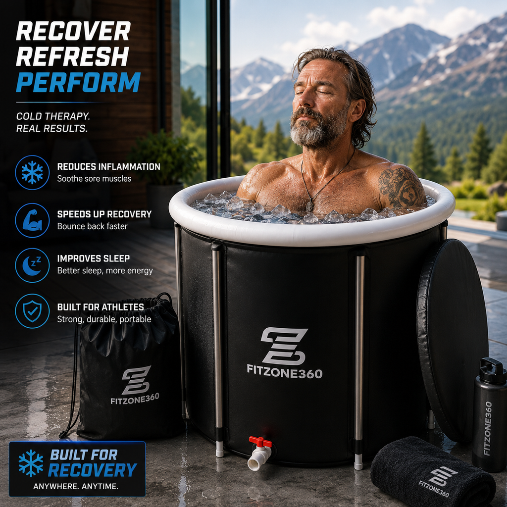 Portable Ice Bath Tub | Cold Water Recovery Tub for Athletes, Boxing, Muay Thai & Fitness