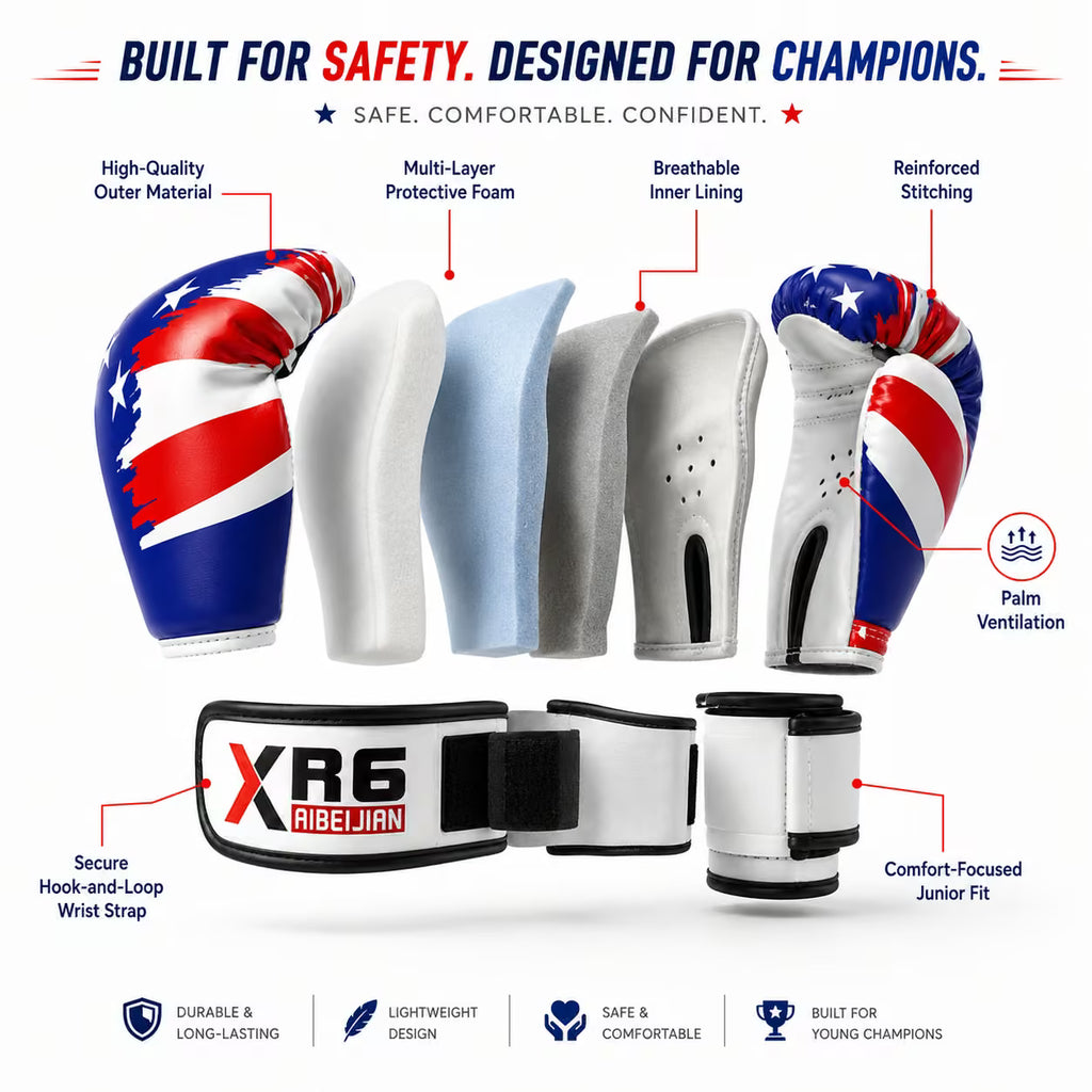 Kids Boxing Gloves 4oz & 6oz | Junior MMA-Muay Thai & Kickboxing Gloves