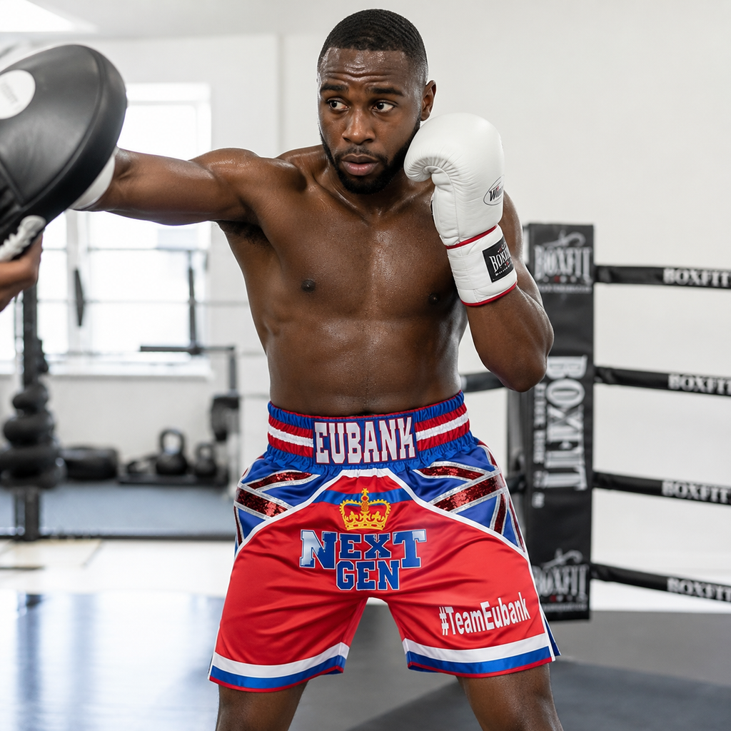 Frank Bruno & Team Eubank Inspired Boxing Shorts | British Legacy Fight Edition