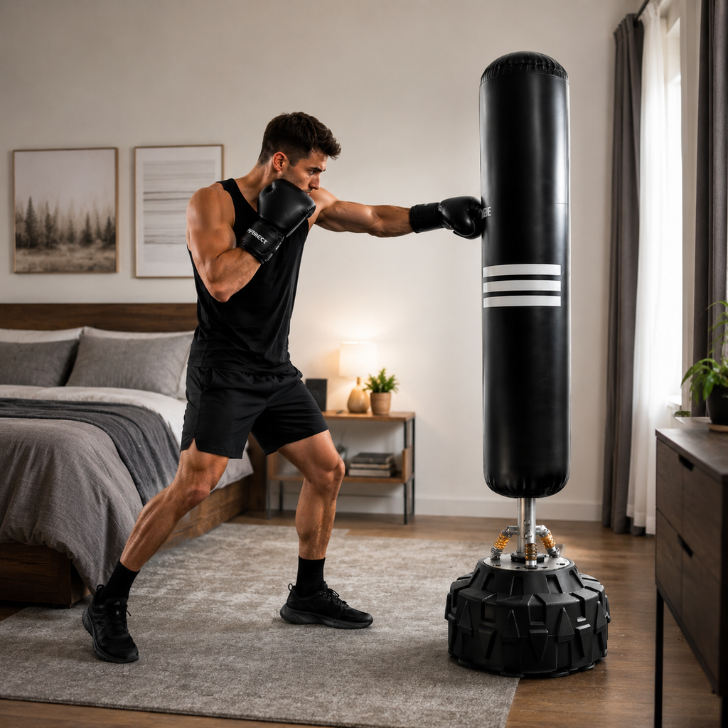 HEAVY-DUTY | Freestanding Punch Bag | Ideal for Adults, Boxers & Martial Artists