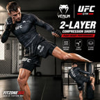 2-Layer MMA Compression Shorts | Muay Thai & Gym Training | SLIM Fit
