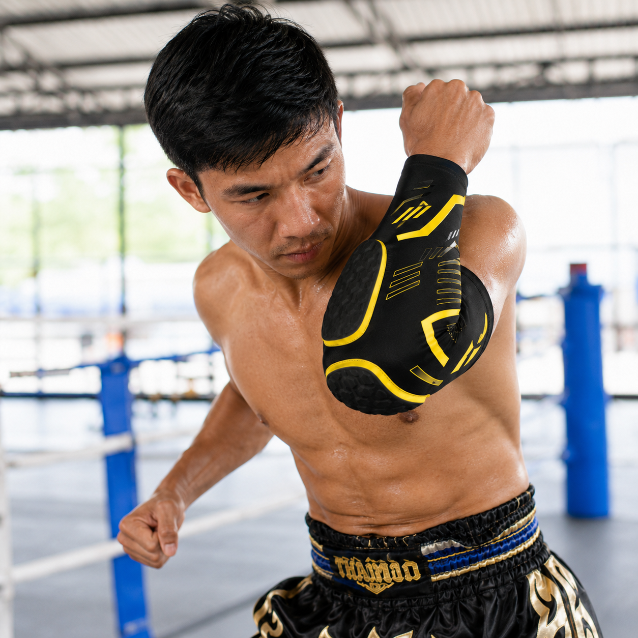 Muay Thai Elbow Pads | Martial Arts Elbow Guards for Training - FitZone360