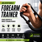 Adjustable Forearm Trainer & Hand Gripper
