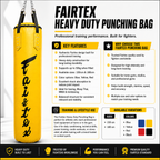 Fairtex Boxing Punching Bag 150cm & 180cm | Heavy Duty-Up to 50kg