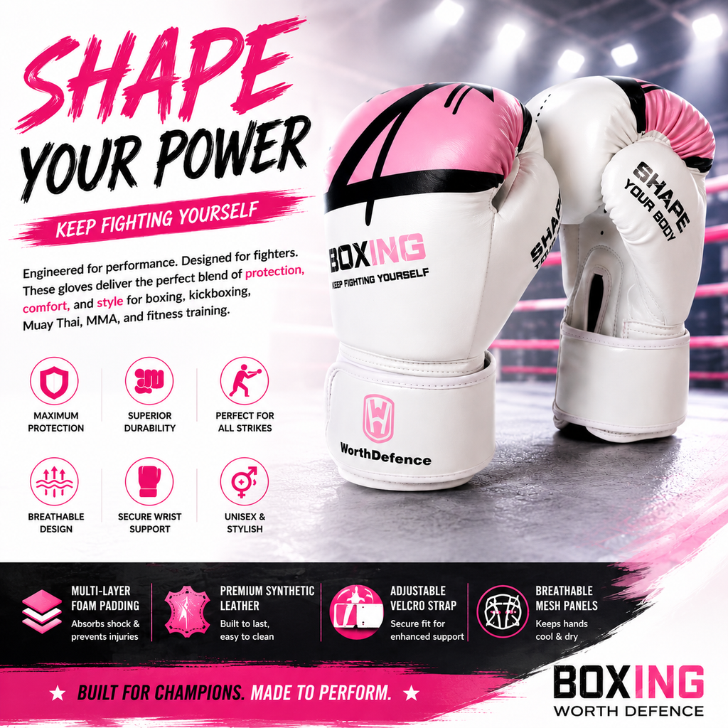 Boxing Gloves | Durable, Protective & Comfortable for All Levels - FitZone360
