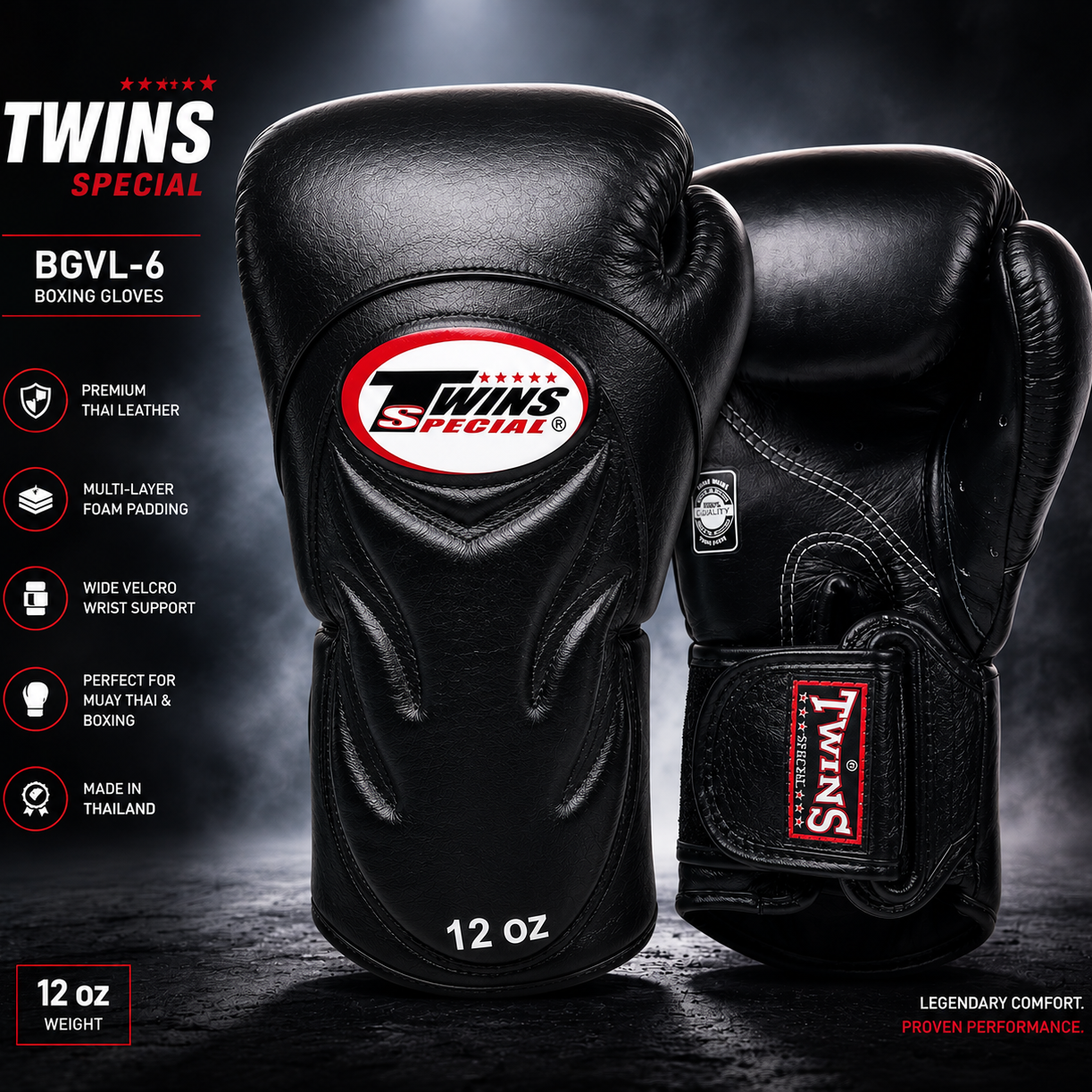 Twins Special Boxing Gloves BGVL-6 | Premium Muay Thai & Boxing Gloves