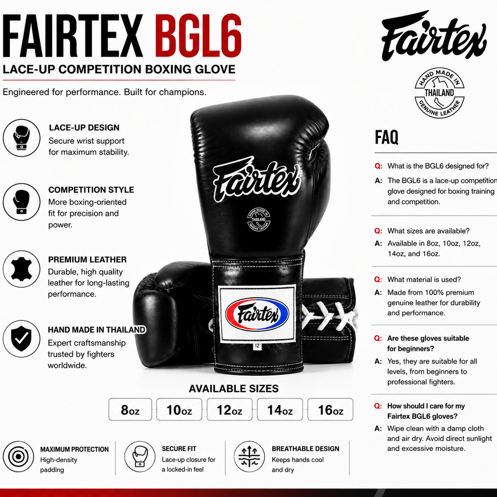 Fairtex Muay Thai Boxing Gloves | Pro Gloves K1 Boxing