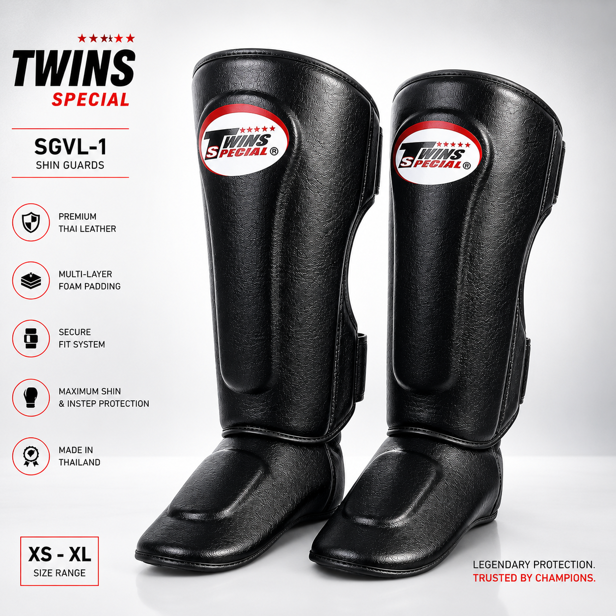 Twins Special Shin Guards | Muay Thai MMA & Kickboxing