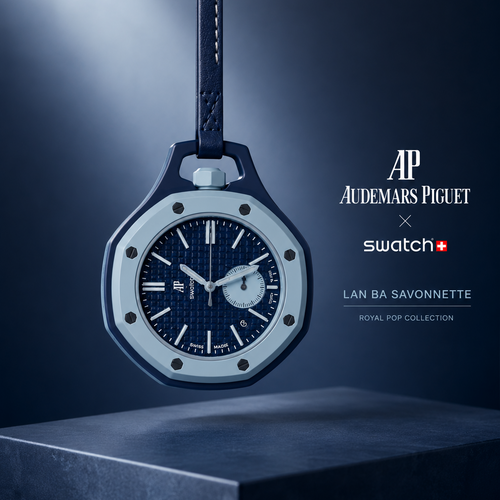 AP x Swatch Lan Ba Savonnette Watch | Royal Pop Collection Luxury Blue Timepiece