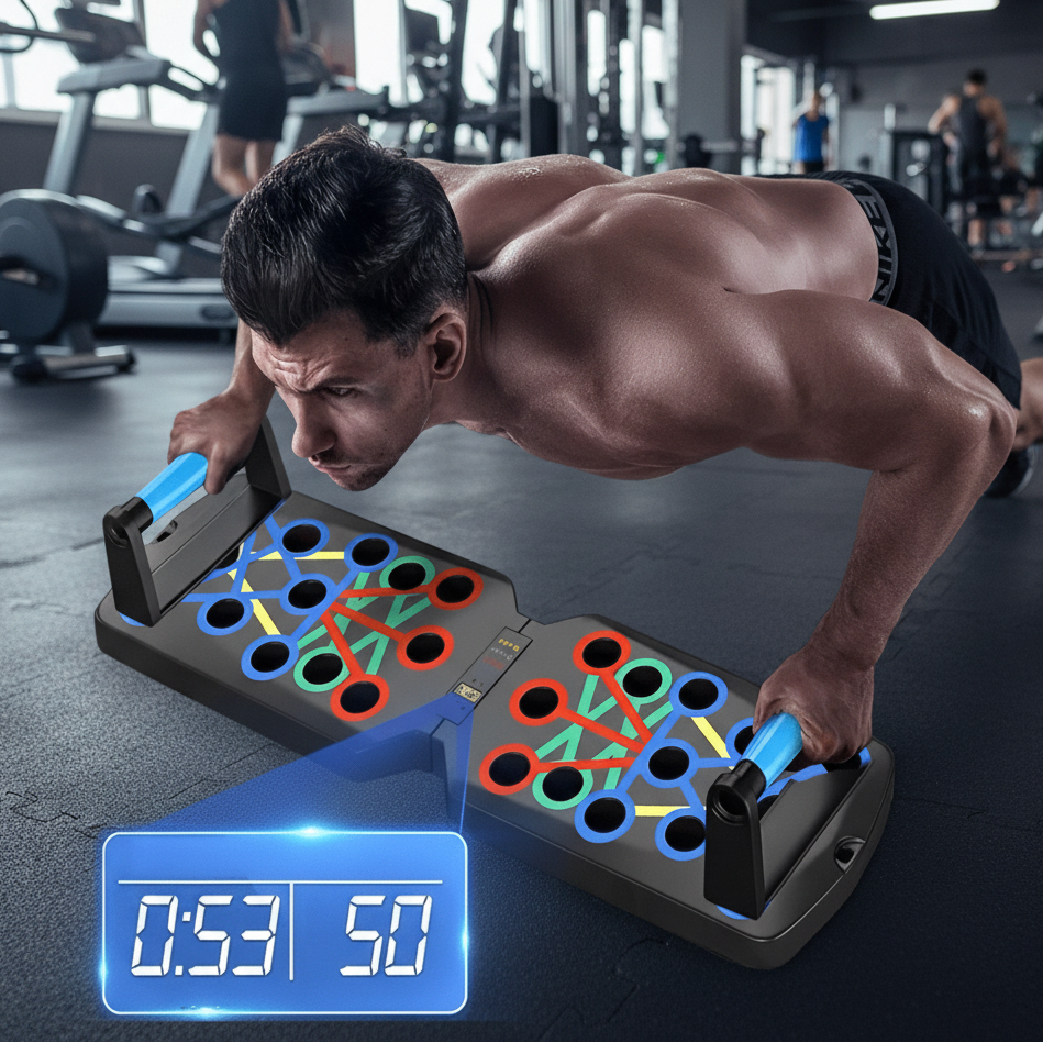 Push-Up Board for Core Workout | Build Strength & Sculpt Muscles - FitZone360