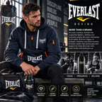 Title: Everlast Boxing Hoodie – Men’s Multi-Pocket Half-Zip Sports Pullover