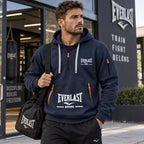 Title: Everlast Boxing Hoodie – Men’s Multi-Pocket Half-Zip Sports Pullover