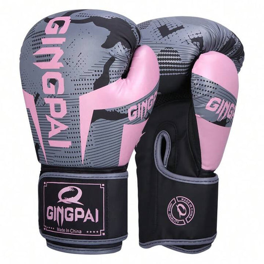Gingpai Boxing Gloves for Training & Competition | Durable, Comfortable & High-Impact Protection 🥊 - FitZone360