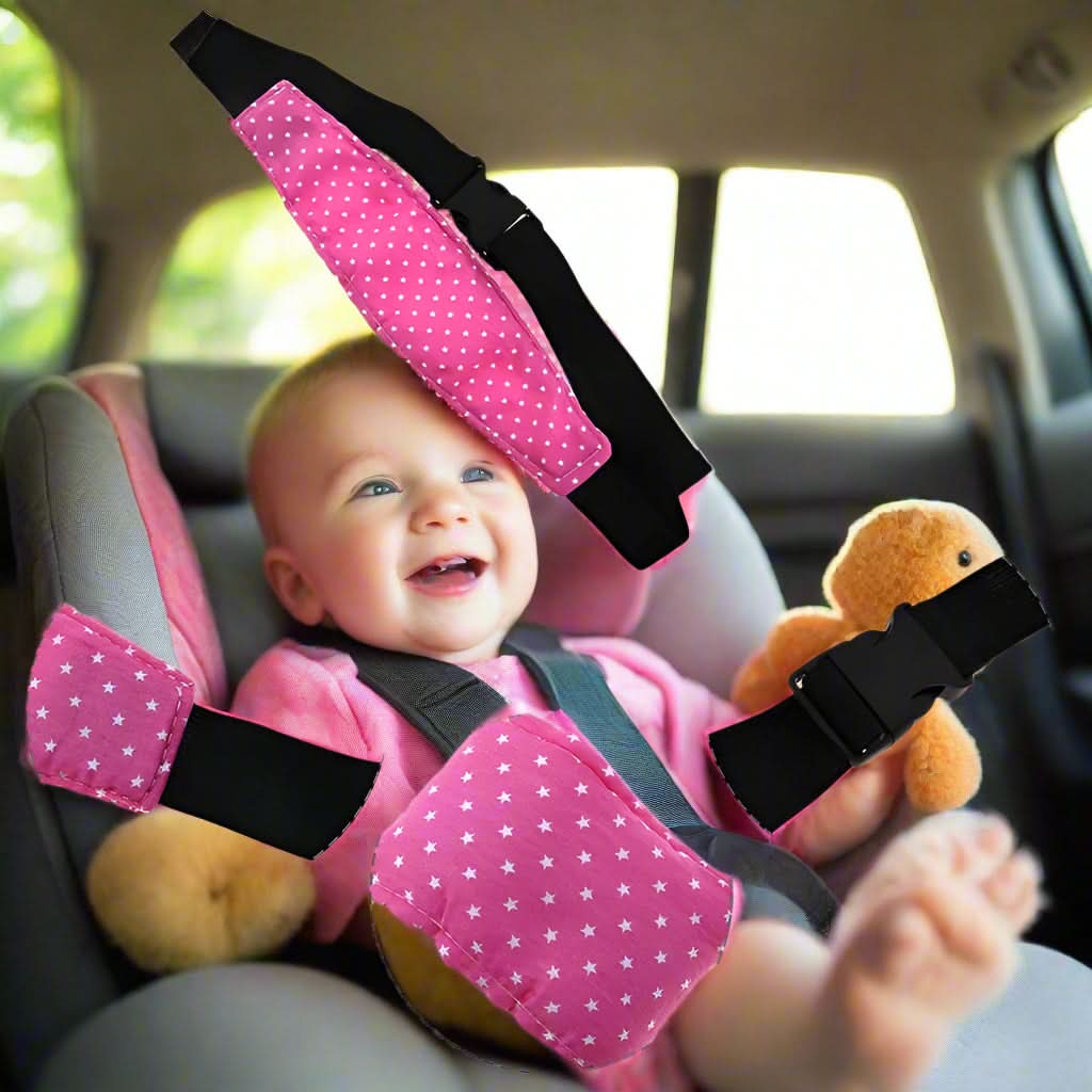 Safety Seat Sleep Aid | Head Strap Support, Baby safety Sashes strap - FitZone360