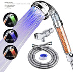 LED Mineral Spa Shower Head | Eco-Friendly, Water-Saving & Spa-Like Experience 🌈🚿 - FitZone360