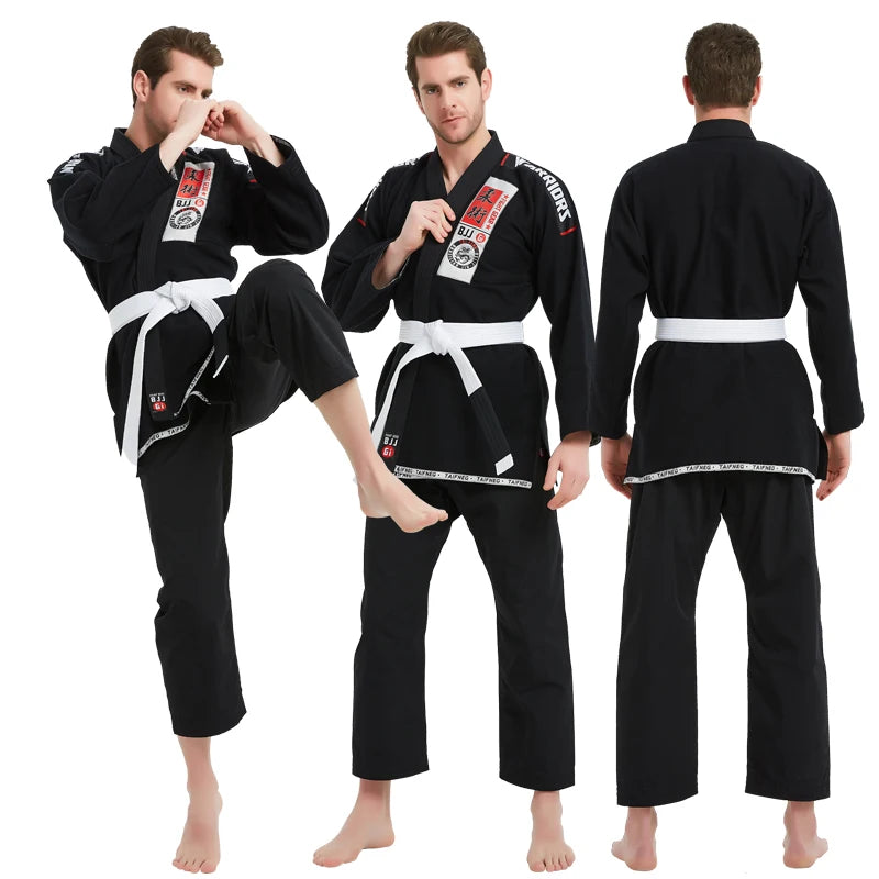 High-Quality Brazilian Jiu Jitsu Gi for Men & Women | White Belt Included - FitZone360