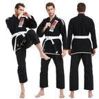 High-Quality Brazilian Jiu Jitsu Gi for Men & Women | White Belt Included - FitZone360