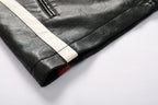 Men’s Vintage Motorcycle Jacket | Embroidered Biker Bomber Coat