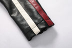 Men’s Vintage Motorcycle Jacket | Embroidered Biker Bomber Coat