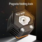 Ultimate Lock | Mountain Bicycle Electric Bike Anti-Theft Folding Chain Key Lock - FitZone360