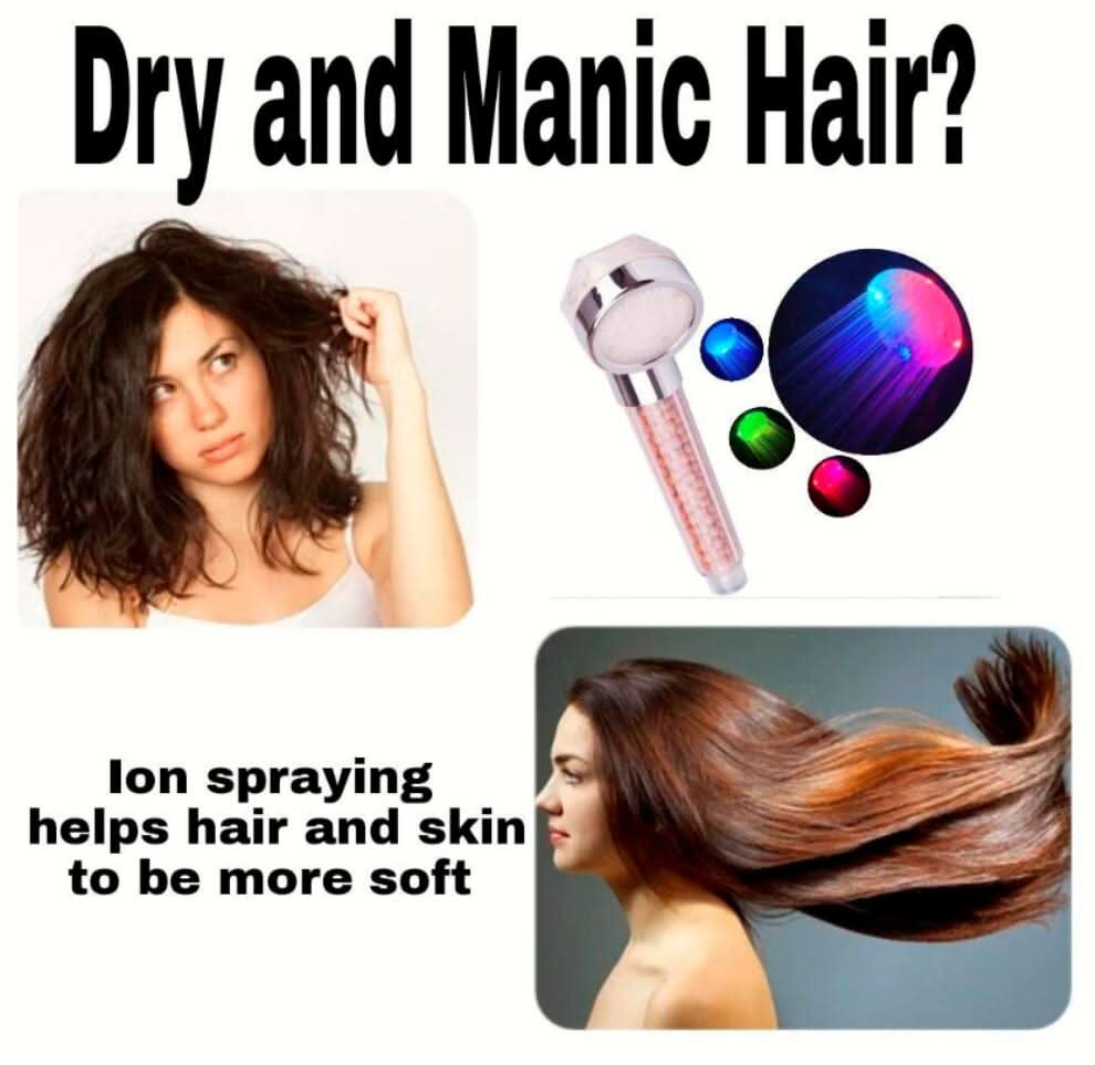 LED Mineral Spa Shower Head | Eco-Friendly, Water-Saving & Spa-Like Experience 🌈🚿 - FitZone360