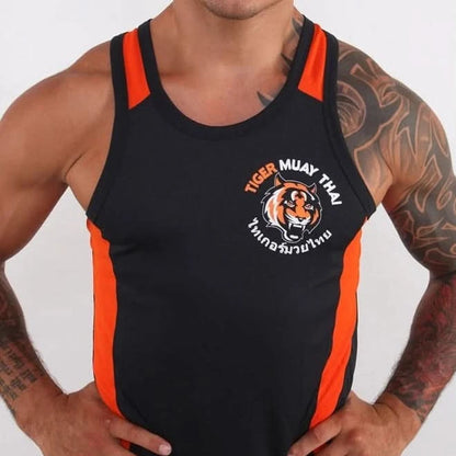 Tiger Muay Thai Vest Top | Authentic Training Tank from Phuket, Thailand - FitZone360