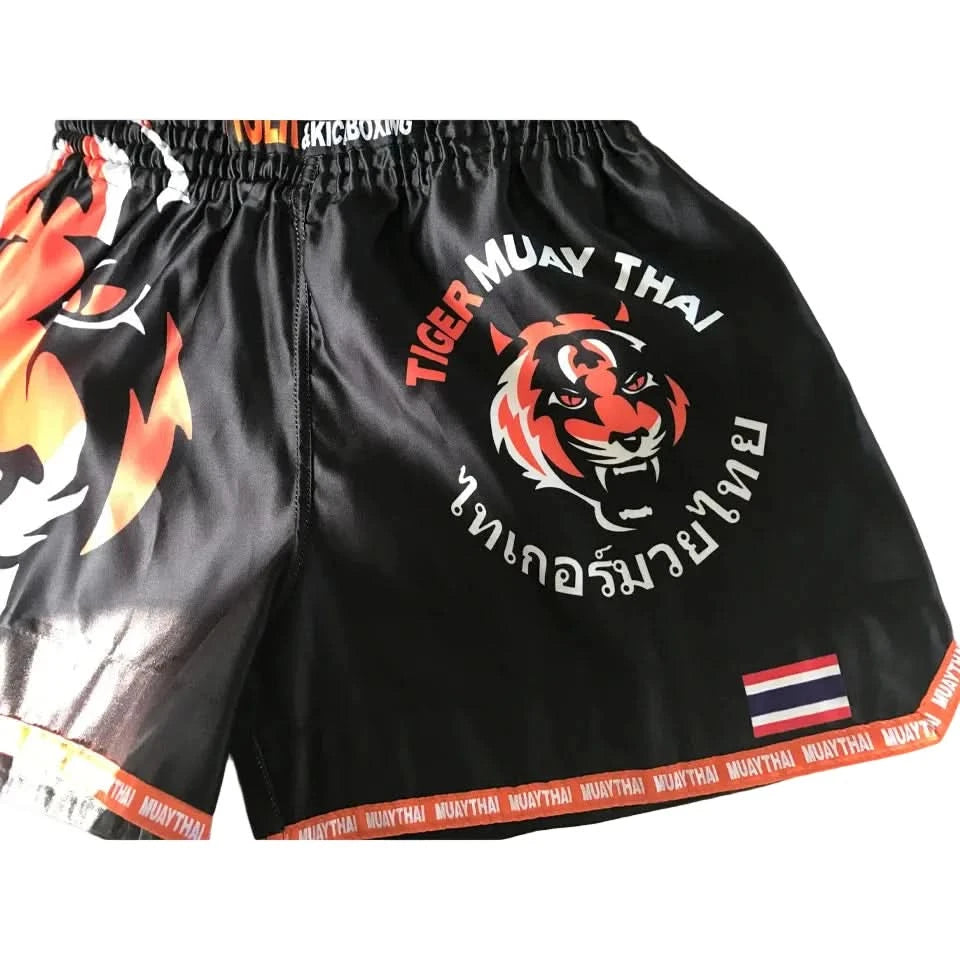 Tiger Muay Thai Boxing Shorts | Authentic Thai Training & Fight Shorts - FitZone360
