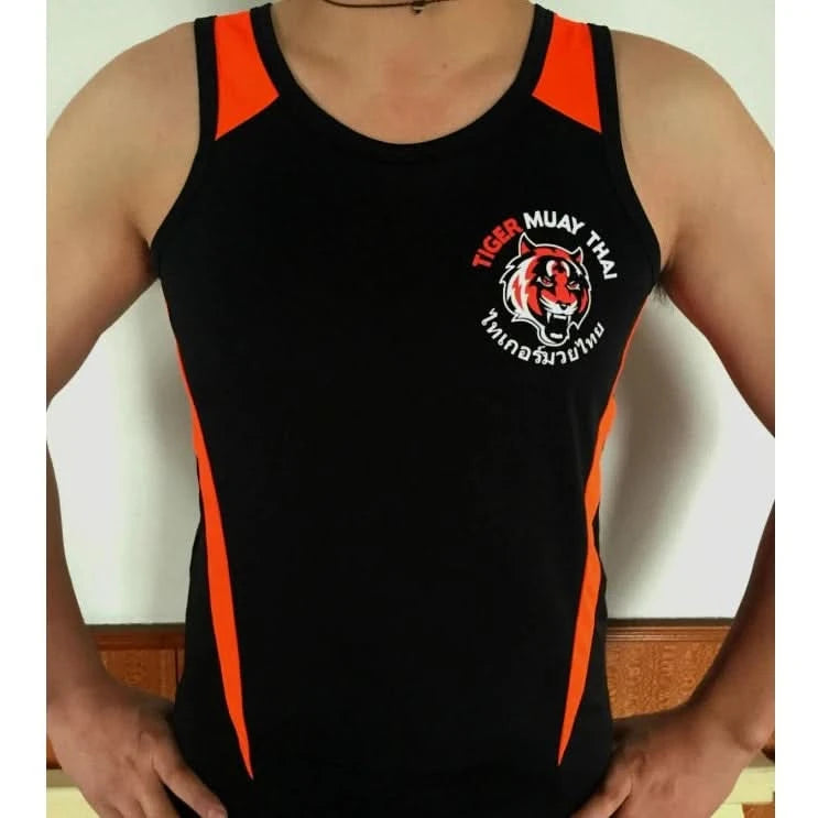 Tiger Muay Thai Vest Top | Authentic Training Tank from Phuket, Thailand - FitZone360