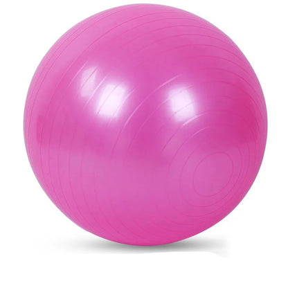 PVC Yoga & Exercise Ball | Anti-Burst Balance Ball for Home Gym & Pilates (45cm–85cm) - FitZone360