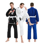 High-Quality Brazilian Jiu Jitsu Gi for Men & Women | White Belt Included - FitZone360