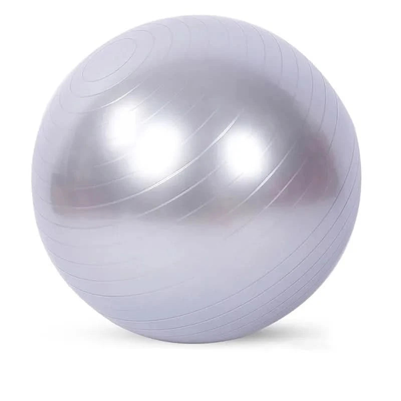 PVC Yoga & Exercise Ball | Anti-Burst Balance Ball for Home Gym & Pilates (45cm–85cm) - FitZone360