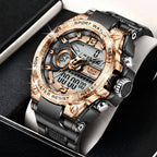 Men's and Women's Sports Watch 50m Waterproof LED Quartz Clock - FitZone360