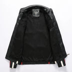 Men’s Vintage Motorcycle Jacket | Embroidered Biker Bomber Coat