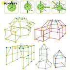 Ultimate Kids Fort Building Kit: Construction Fortress - FitZone360