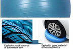PVC Yoga & Exercise Ball | Anti-Burst Balance Ball for Home Gym & Pilates (45cm–85cm) - FitZone360