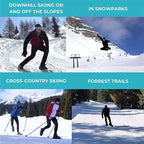 Winter Sports Ski Shoe Blades – Snow Skates for Ultimate Glide Fun - FitZone360