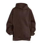 Trendy Solid Color Sports Hoodies | Fleece Sweatshirts for Men & Women | Couple Pullover for Spring & Autumn - FitZone360