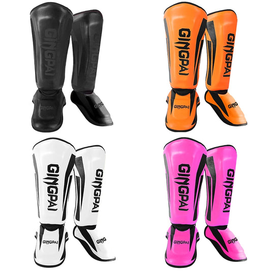 Muay Thai & Kickboxing Shin Guards – Martial Arts Protective Pads for Boxing, Sparring & Training - FitZone360
