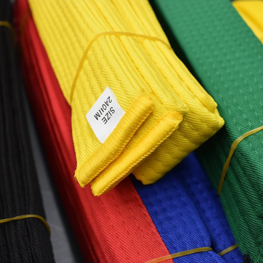 Martial Arts Uniform Grading Belts | Karate Tae-Kwon-Do Judo BJJ - FitZone360
