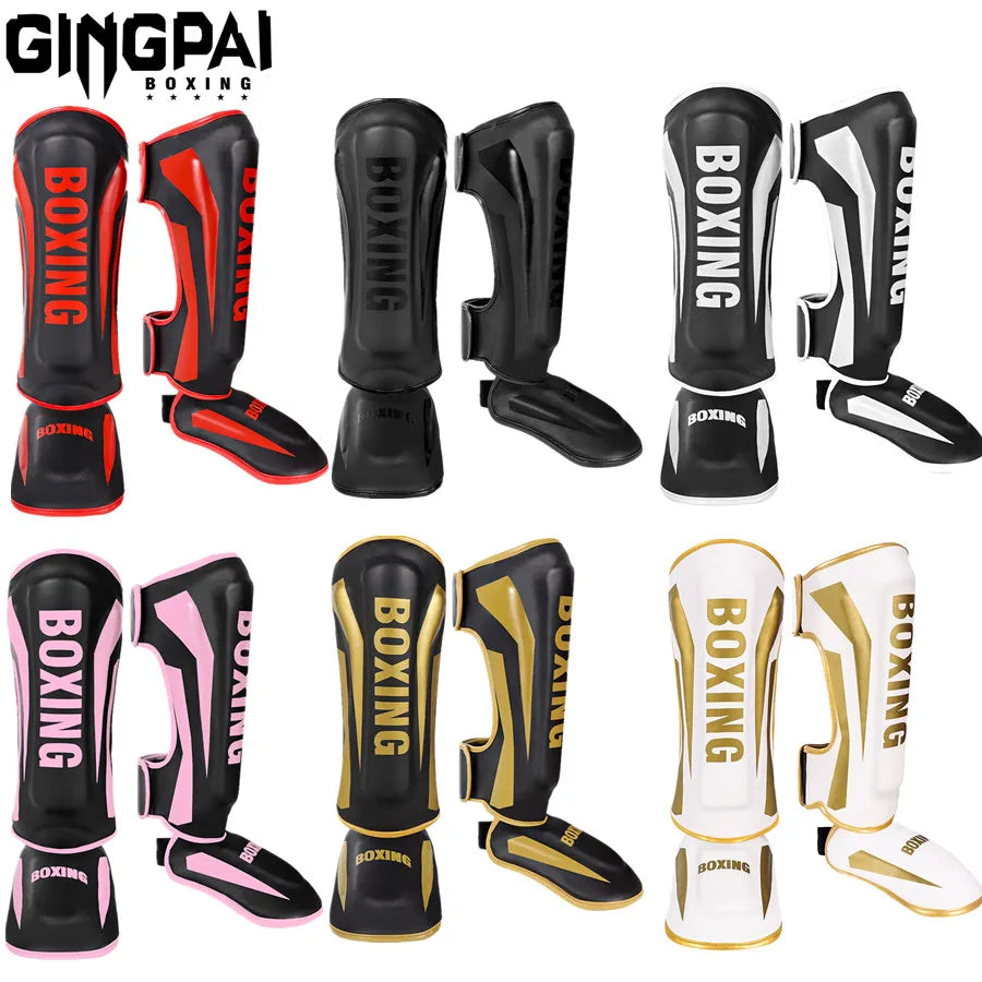 🥊 Muay Thai & Kickboxing Shin Guards | Shin Pads for Sparring & Training - FitZone360