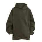 Trendy Solid Color Sports Hoodies | Fleece Sweatshirts for Men & Women | Couple Pullover for Spring & Autumn - FitZone360