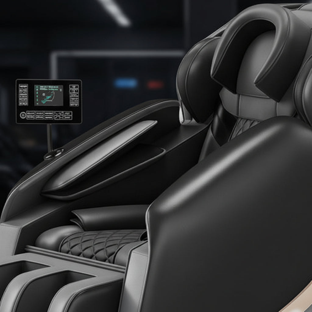 Bugatti Luxury Full-Body Massage Chair | Zero Gravity, Heating & AI Voice Control - FitZone360
