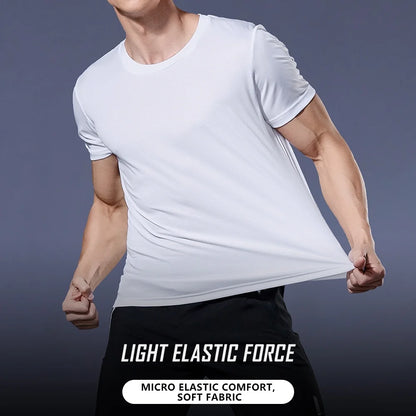 Men's Quick Dry Moisture-Wicking Gym T-Shirt – Lightweight Activewear Top - FitZone360